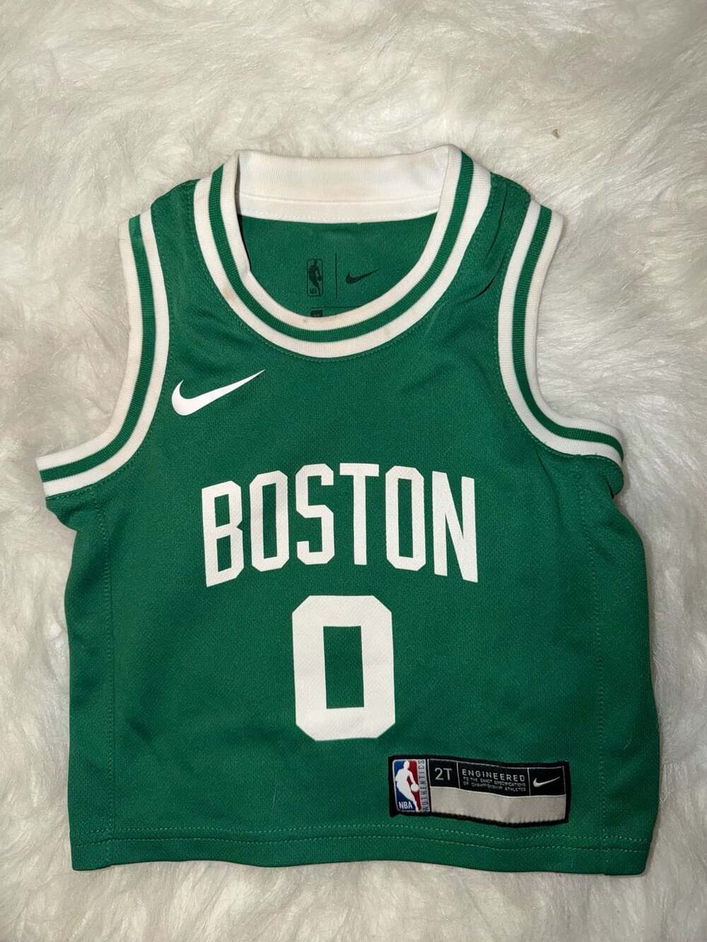Toddler Boston Celtics Jayson Tatum Nike Kelly Green Player Jersey Size 2T